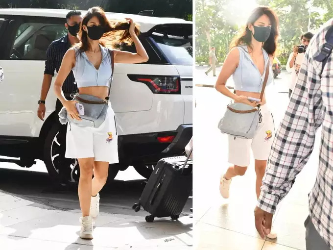 Disha Patani's Bimba y Lola cross-body bag is all kinds of casual style  goals; Here's how she styled it