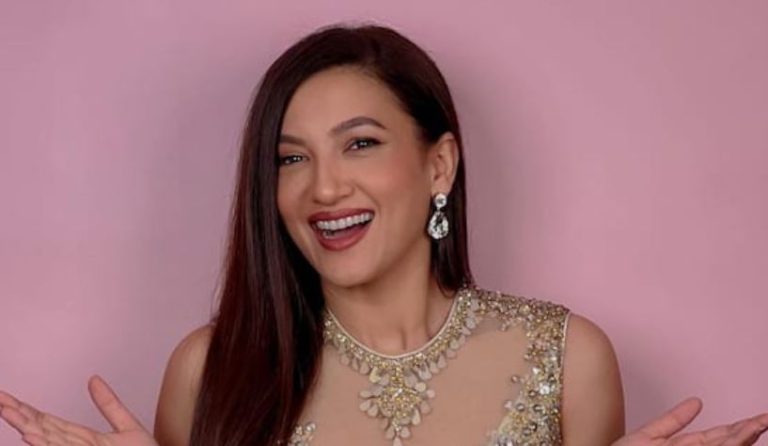 Gauahar Khan wore a very expensive Thigh high slit dress, knowing the ...