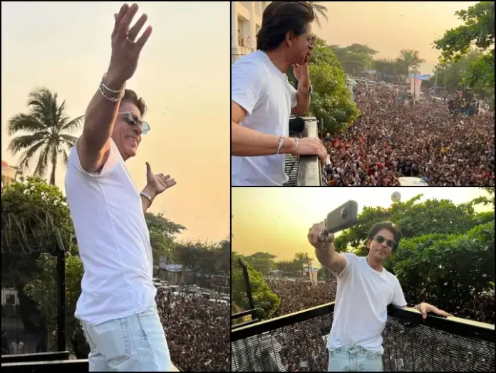 Shah Rukh Khan welcomed the love of the fans by spreading his arms, thanked him by sharing the special video