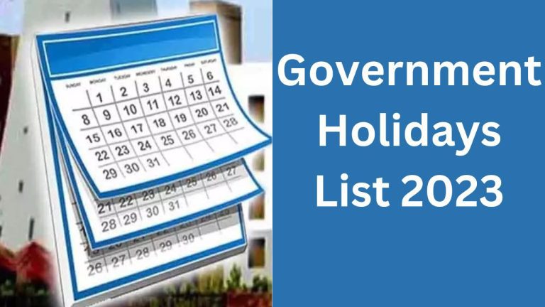 Government Holidays List 2023: Big News! Government employees will get