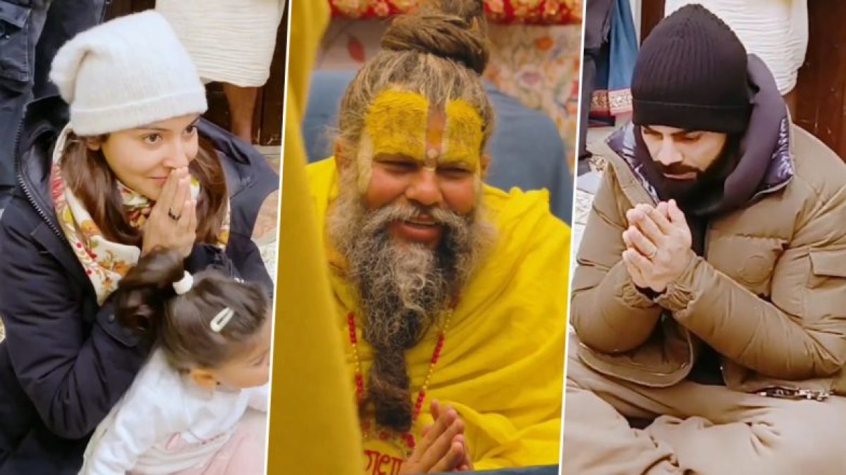 Virat Kohli-Anushka Sharma reached Vrindavan with daughter Vamika, received  blessings from Maharaj Hit Premanand Govind Sharan – Watch Video -  informalnewz