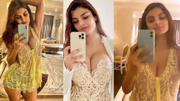 'Gandi Baat' actress Anveshi Jain wore a mesh top, private pictures leaked