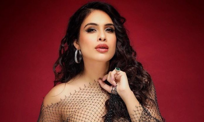 Neha Malik crossed all limits of boldness, got a sxy photoshoot done wearing a mesh dress, see photos