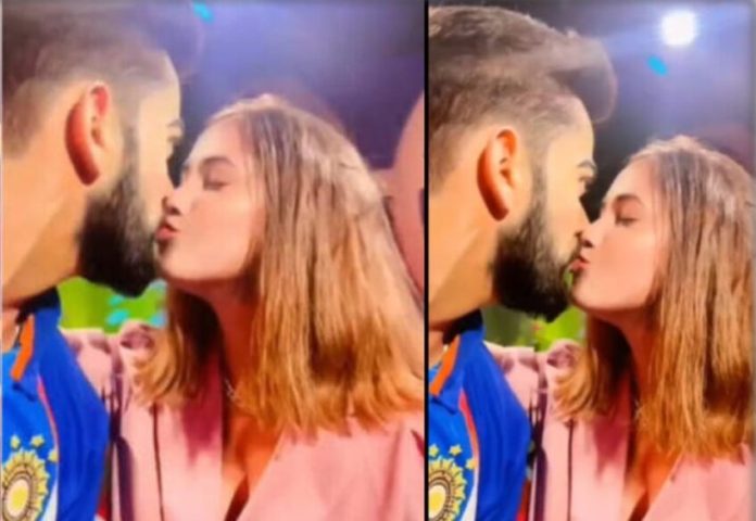 Virat Kohli liplocking Video: This girl was seen openly liplocking with Virat Kohli, watch the viral video…