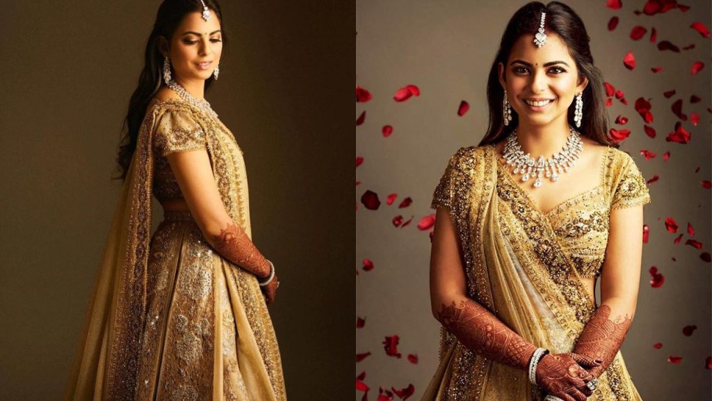 Royal Looks Of Isha Ambani… From Lehenga-choli To Saree, She Looks Very ...