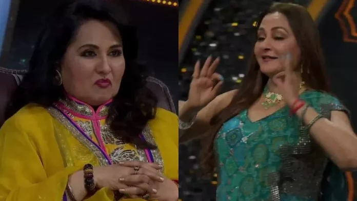 Jaya Prada danced on 'Naulakha Manga De' in front of Reena Roy on the sets of Indian Idol 13, video went viral