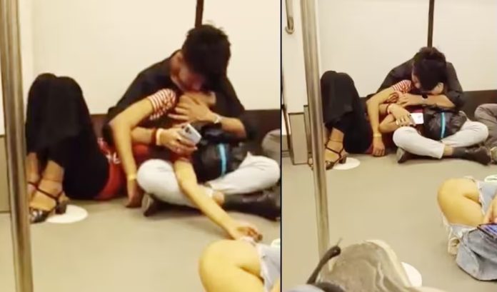 Watch: Boy seen lip-locking girlfriend in Delhi Metro, Video Viral