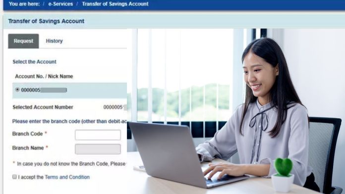 Change SBI Bank Account from one branch to another branch online at home - Check out the complete process here