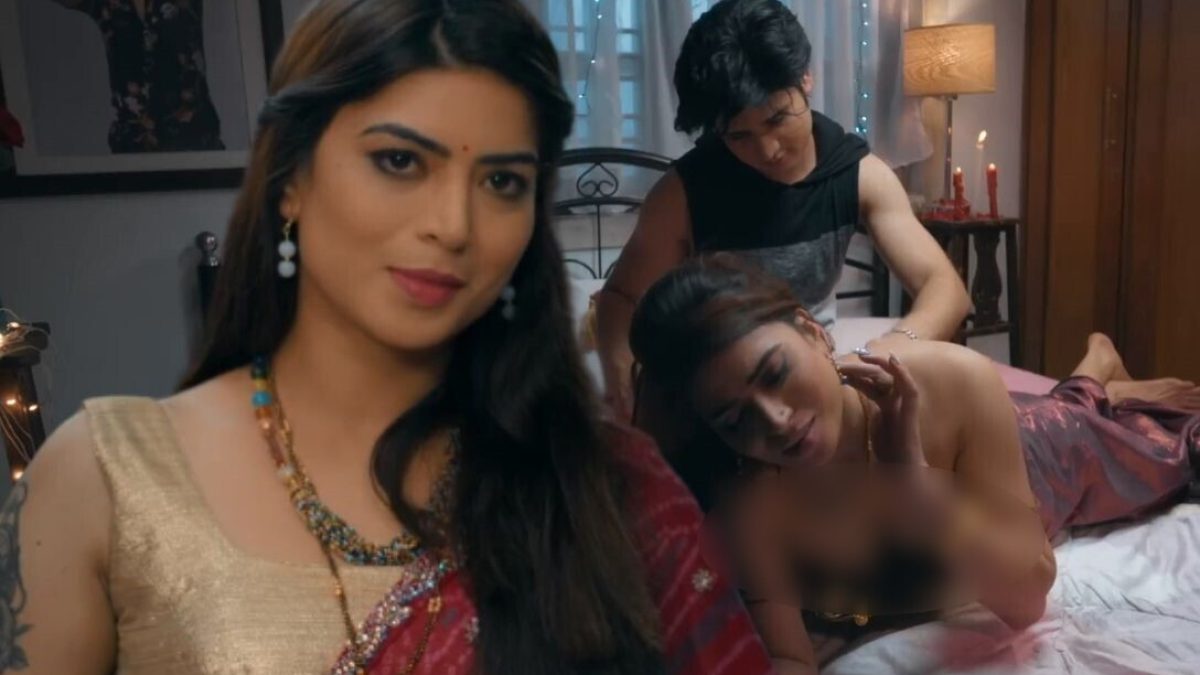 Charmsukh Saree Ki Dukaan On ULLU: Sonia Singh Rajput crosses all limits of  boldness in this web series, close the door before watching - informalnewz