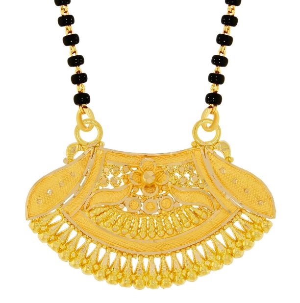 Gold mangalsutra hot sale designs latest