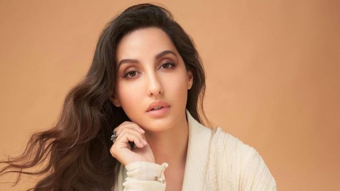 Nora Fatehi's dress slipped from the front in a braless look, social media users were surprised to see the video