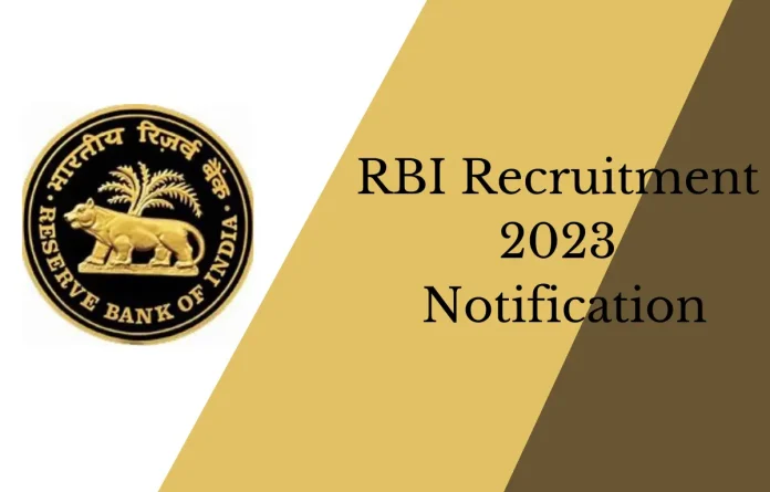 RBI Recruitment 2023 Golden opportunity to work in Reserve Bank, salary up to Rs 71032 per month, here are the details