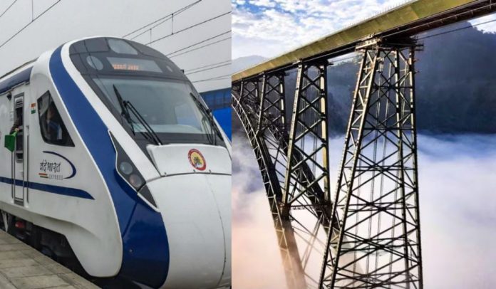 Vande Bharat will run on the world's highest rail bridge, how spectacular the view will be!