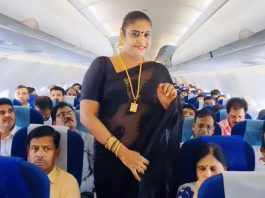 Video of a female passenger dancing inside an Indigo flight goes viral, people get angry after watching the video