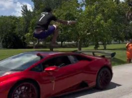 YouTuber Speed ​​did a dangerous stunt with a sports car, the video went viral
