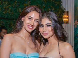 Mouni Roy and Disha Patani were spotted coming out of the restaurant in very short clothes at night, everything was visible as soon as the camera light fell on them