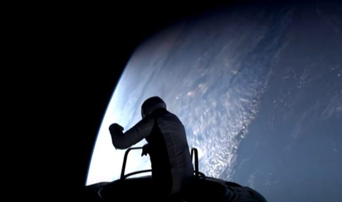 Common man did a spacewalk in space 737 km above the earth - watch video