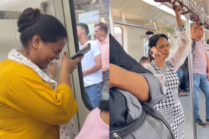 Delhi Metro received a call from a mother, the girl told such lies that passengers burst out laughing