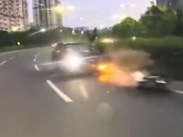 Viral Video: SUV car hits bike rider, man dies, watch the horrifying video