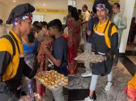 'Machine' for serving golgappas on the go to guests at wedding parties goes viral, public shocked after watching the video!