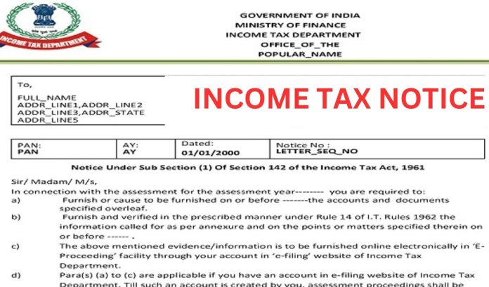 Income tax department sent notice of Rs 114 crore to daily wage earner of Rs 400