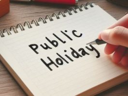 Public Holiday All schools, colleges and offices will remain closed from 15th to 17th September due to public holiday