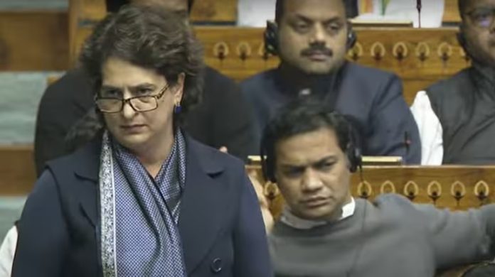 Priyanka Gandhi Vadra's first speech in Lok Sabha, what did Rahul Gandhi say on Priyanka's speech