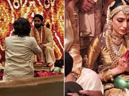 Shobhita became the bride and Naga Chaitanya became the groom, picture came out from the mandap, rituals started