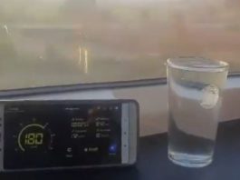 Vande Bharat Train: Vande Bharat ran at a high speed of 180 KM, not a single drop of water fell from the glass; Watch video