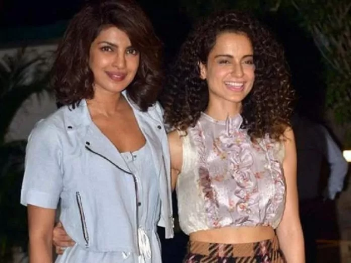 Priyanka Chopra : There was a ruckus on Priyanka Chopra's statement, Kangana Ranaut's reaction came to the fore…