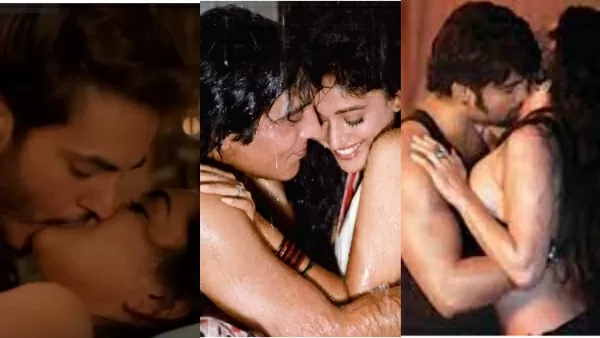 These film stars became uncontrollable while doing the kissing scene, did not stop even after the director said cut