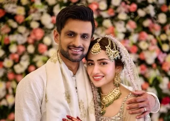 Shoaib Malik married Pakistani actress Sana Javed, see wedding pictures