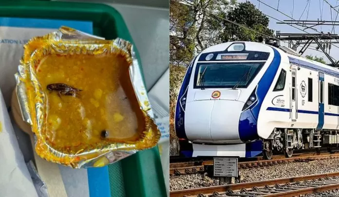 Vande Bharat train: Dead cockroach found in Vande Bharat passenger's food; picture goes viral